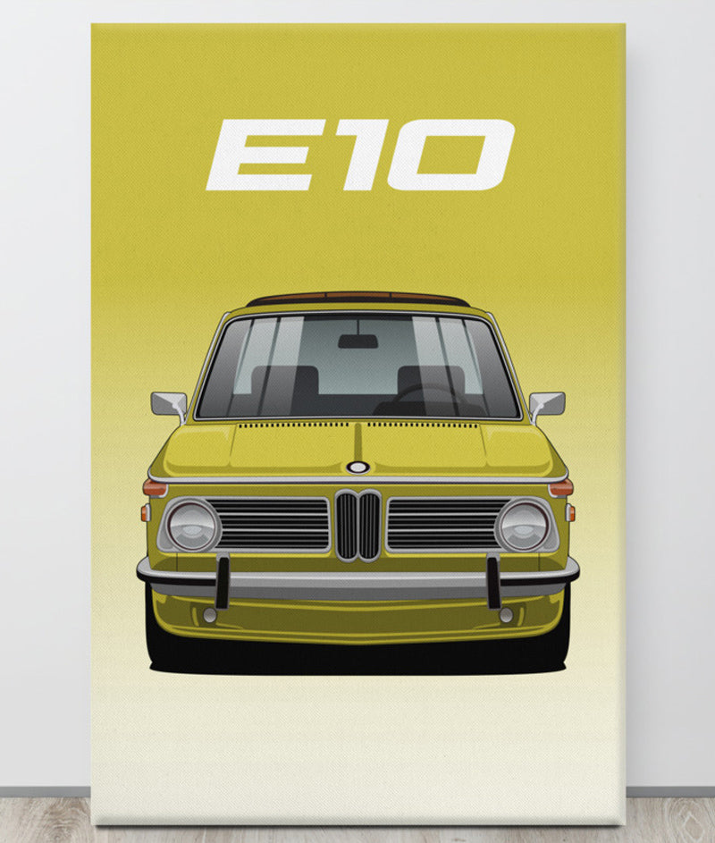 BMW E10 Golf Canva Wall Art