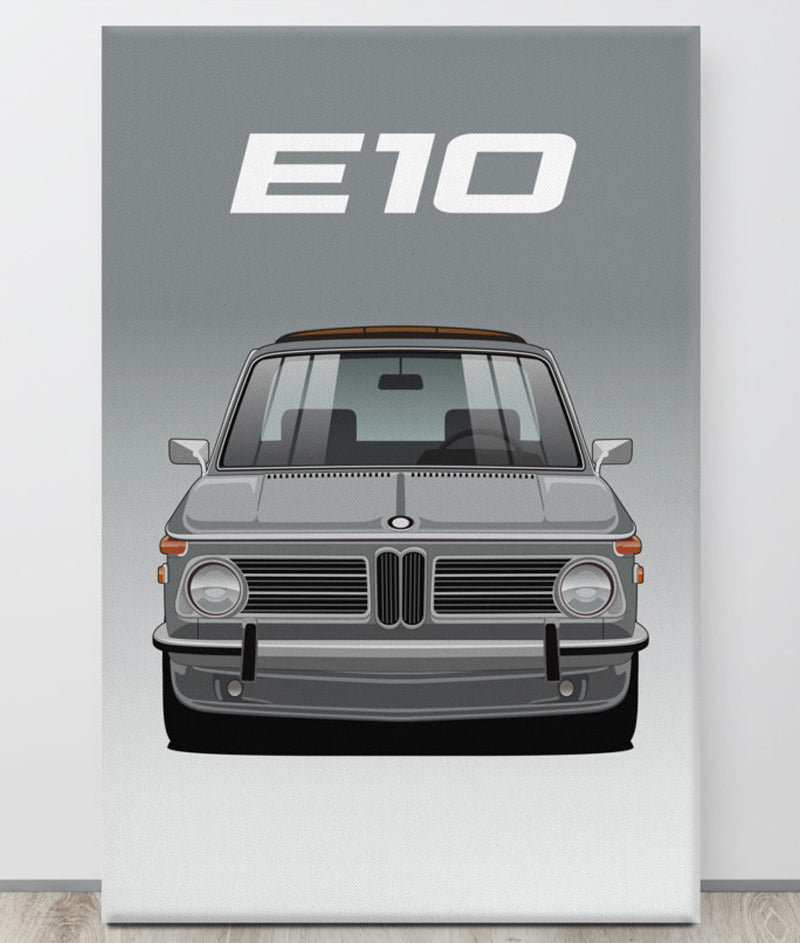 BMW E10 Polaris Canva Wall Art