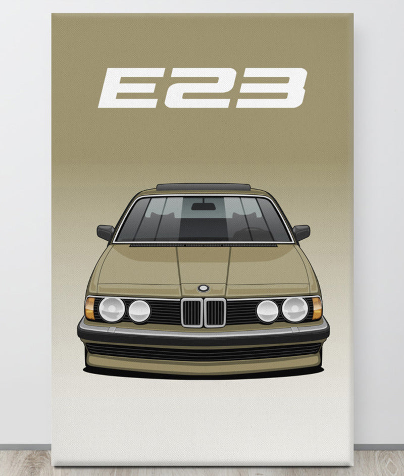 BMW E23 Kaschmir Canva Wall Art