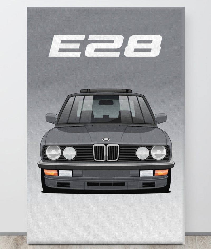 BMW E28 Delphin Canva Wall Art