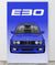 BMW E30 Avus Blue Canva Wall Art