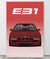 BMW E31 Calypso Red Canva Wall Art