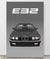 BMW E32 Black Canva Wall Art