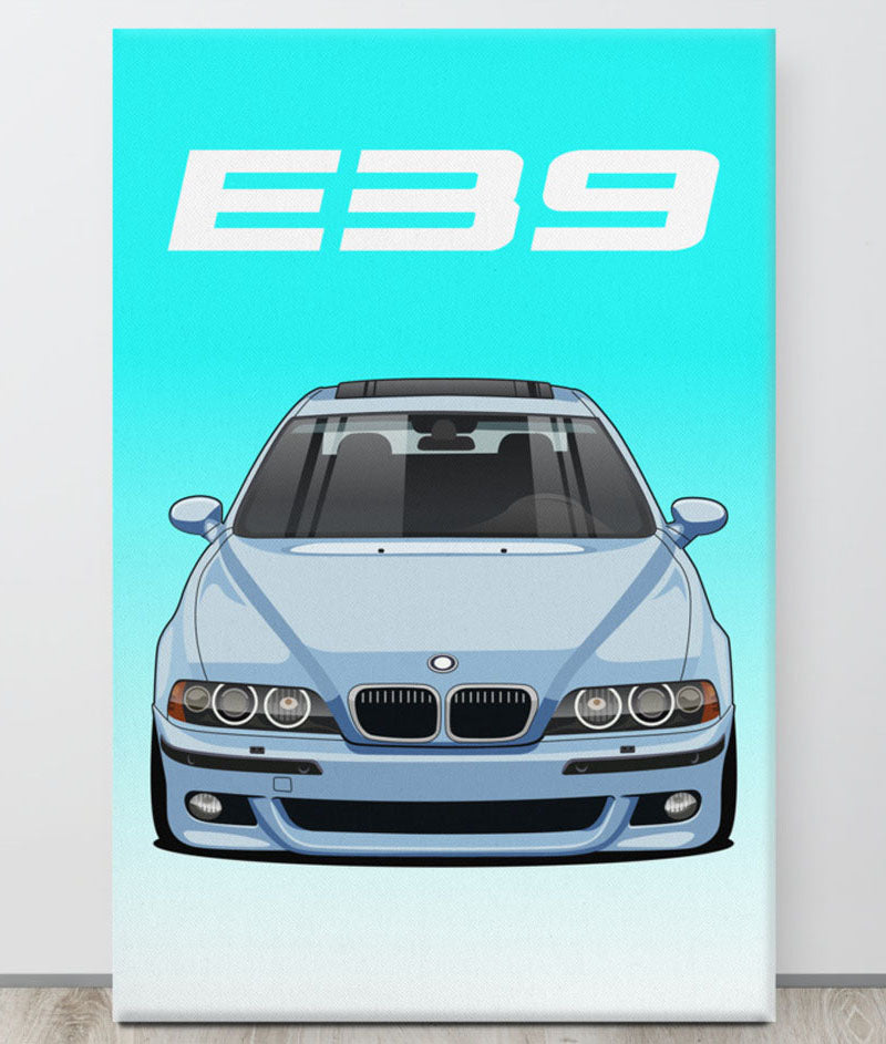 BMW E39 Default Canva Wall Art