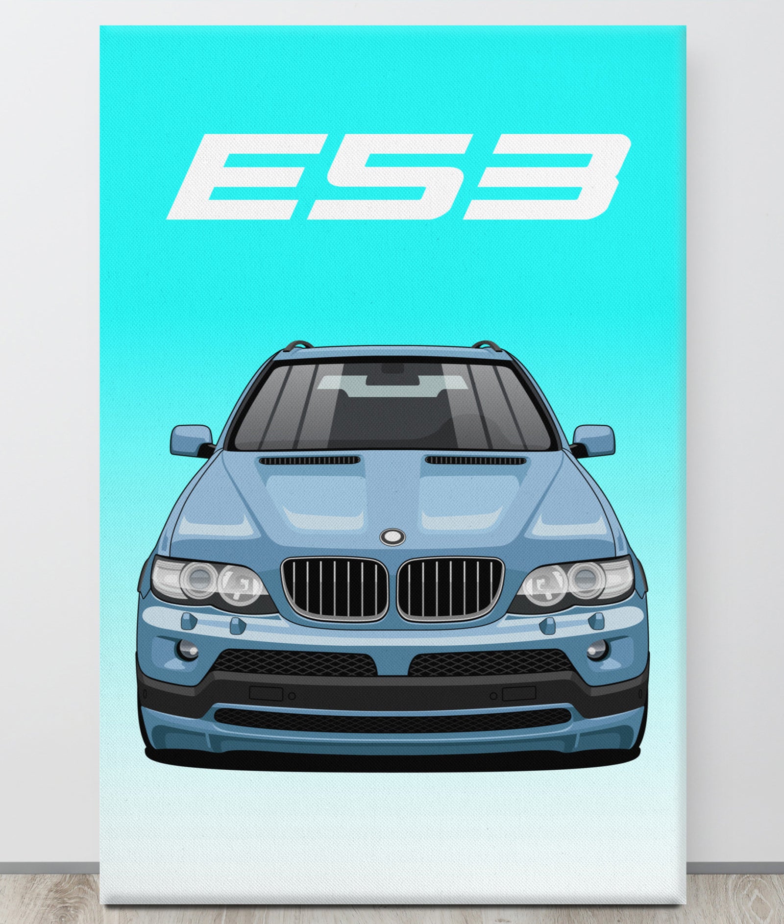 BMW E53 Default Canva Wall Art