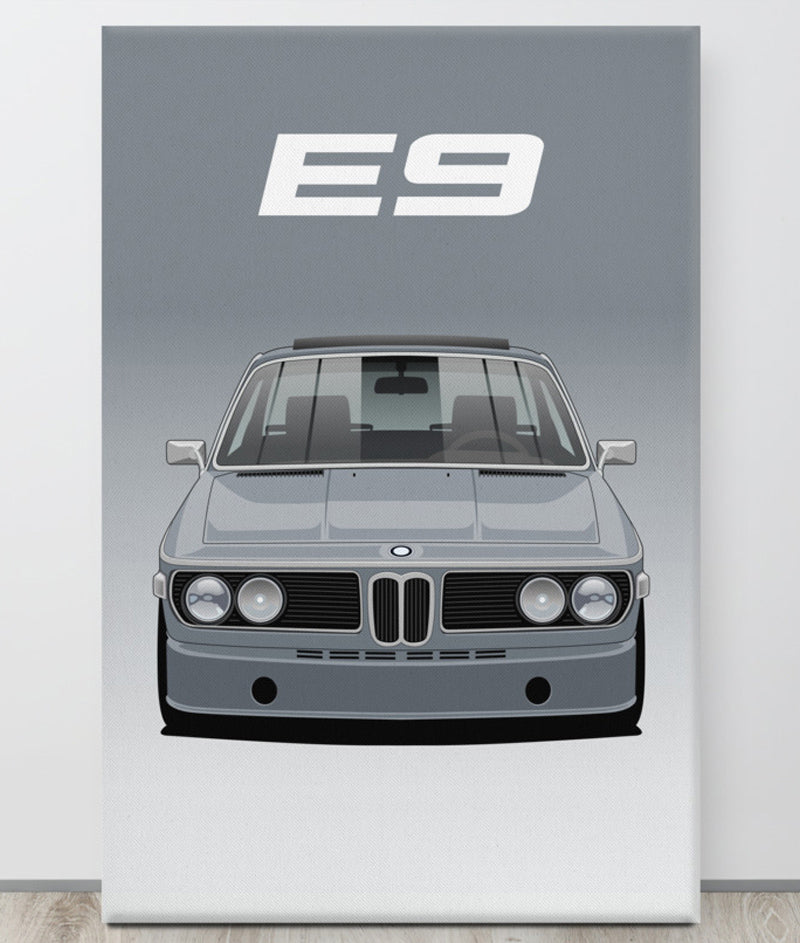 BMW E9 Polaris Canva Wall Art