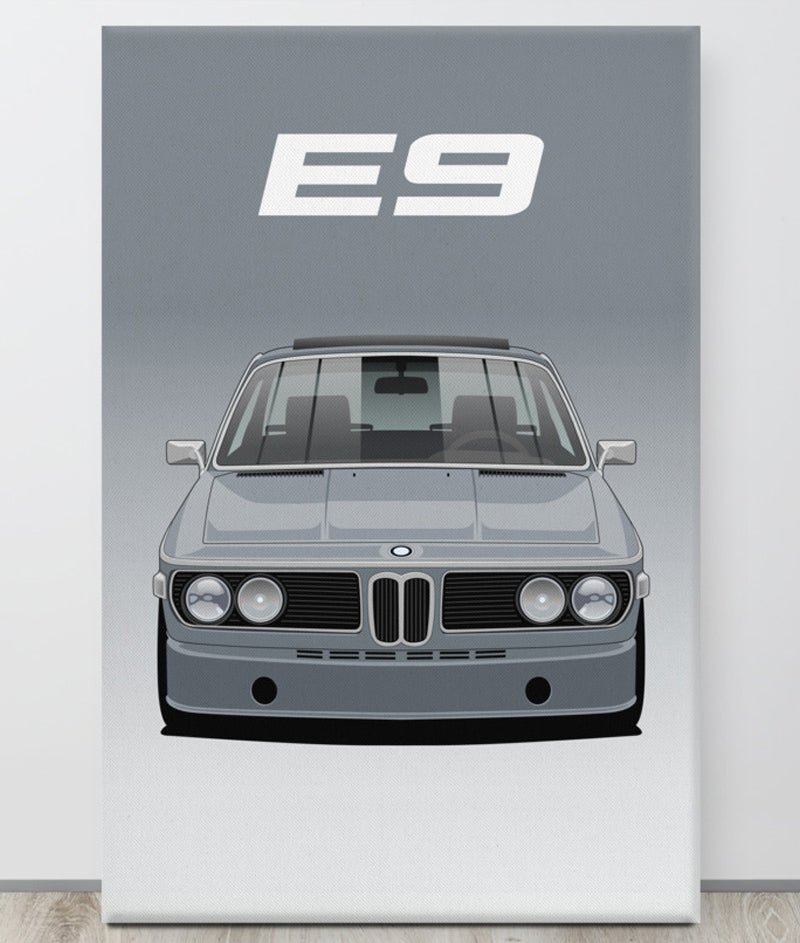 BMW E9 Polaris Canva Wall Art