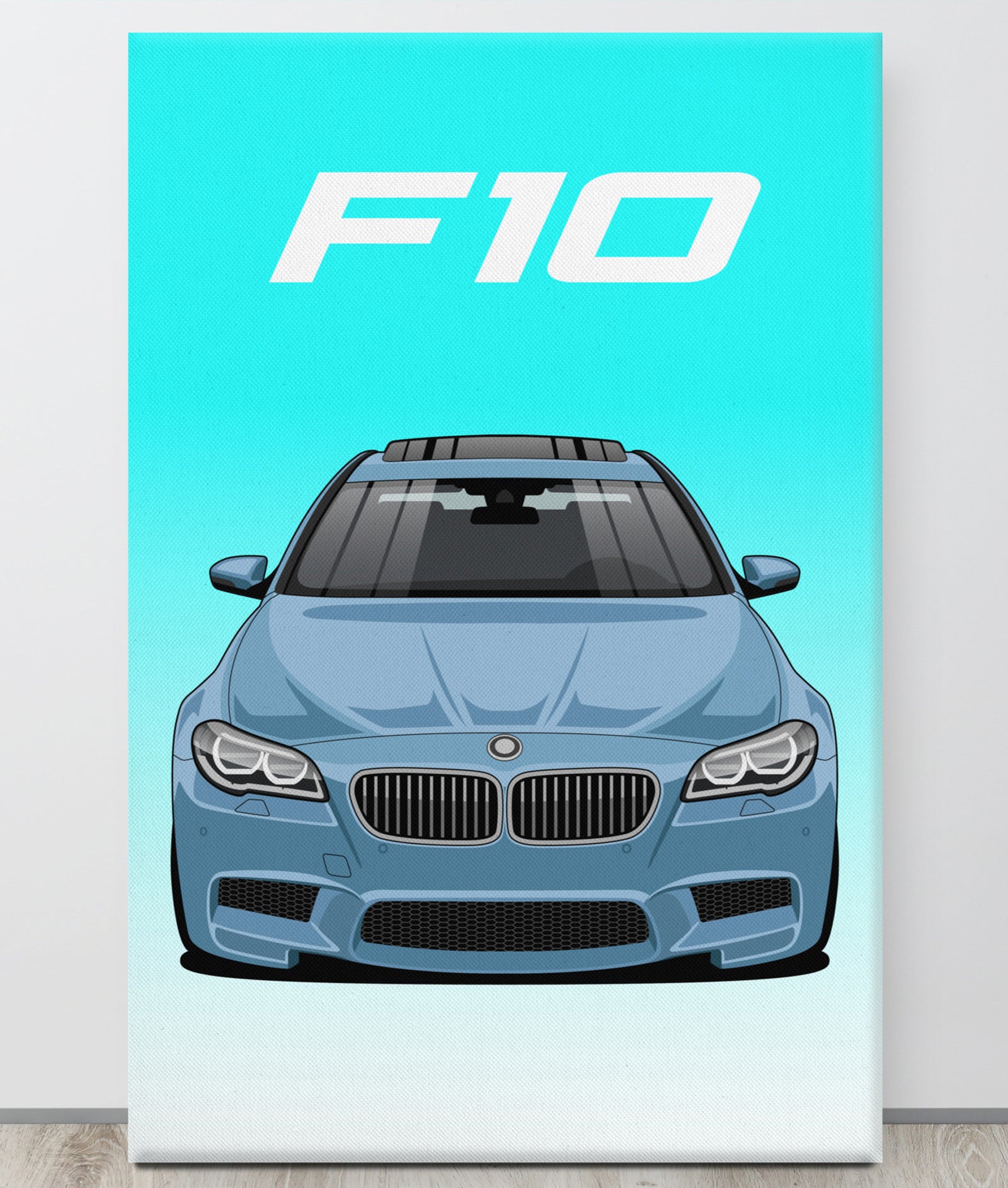 BMW F10 Default Canva Wall Art