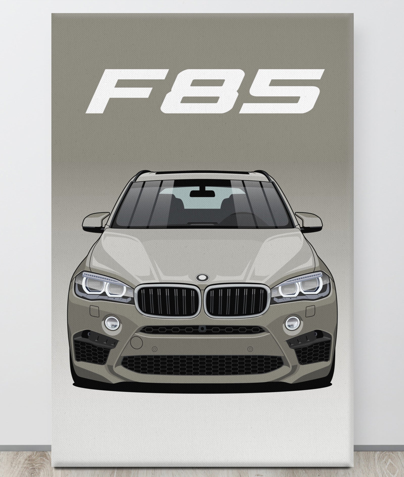 BMW F85 Donington Grey Canva Wall Art