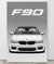 BMW F90 Alpine White Canva Wall Art