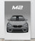 BMW M2/F87 Long Beach Blue Carbon Roof Canva Wall Art