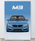 BMW M3/F80 Marina Blue Carbon Roof Canva Wall Art