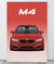 BMW M4/F82 Marina Blue Carbon Roof Canva Wall Art