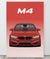 BMW M4/F82 Sakhir Orange Sunroof Canva Wall Art