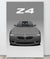 BMW Z4 Interlagos Blue Canva Wall Art